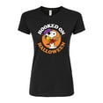 thumbnail image 1 of Peanuts - Hooked On Halloween - Juniors Fitted Graphic T-Shirt, 1 of 6