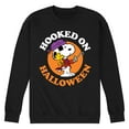 thumbnail image 1 of Peanuts - Hooked On Halloween - Men's Crew Neck Fleece Pullover, 1 of 5