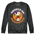 thumbnail image 1 of Peanuts - Hooked On Halloween - Men's Crew Neck Fleece Pullover, 1 of 5