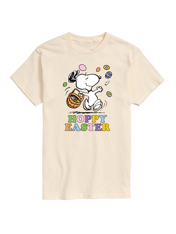 - Hoppy Easter Men's Short Sleeve Graphic T-Shirt