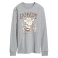 thumbnail image 1 of Peanuts - Howdy Charlie Brown- Men's Long Sleeve Graphic T-Shirt, 1 of 5