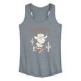 thumbnail image 1 of Peanuts - Howdy Charlie Brown-Women's Graphic Racerback Tank Top, 1 of 5