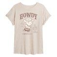 thumbnail image 1 of Peanuts - Howdy Charlie Brown-Womens Oversized Graphic T-Shirt Oversized Graphic T-Shirt, 1 of 5