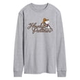 thumbnail image 1 of Peanuts - Howdy Partner Snoopy - Men's Long Sleeve Graphic T-Shirt, 1 of 5