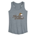 thumbnail image 1 of Peanuts - Howdy Partner Snoopy -Women's Graphic Racerback Tank Top, 1 of 5