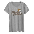 thumbnail image 1 of Peanuts - Howdy Partner Snoopy -Women's Short Sleeve Graphic T-Shirt Short Sleeve Graphic T-Shirt, 1 of 5