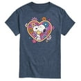 thumbnail image 1 of Peanuts - Hug Heart Flower - Men's Short Sleeve Graphic T-Shirt, 1 of 6