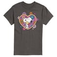 thumbnail image 1 of Peanuts - Hug Heart Flower - Men's Short Sleeve Graphic T-Shirt, 1 of 6