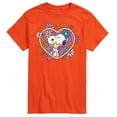 thumbnail image 1 of Peanuts - Hug Heart Flower - Men's Short Sleeve Graphic T-Shirt, 1 of 6