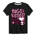 thumbnail image 1 of Peanuts - Hugs And Kisses Belle - Toddler And Youth Short Sleeve Graphic T-Shirt, 1 of 6