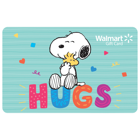 Peanuts Hugs Walmart eGift Card
