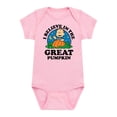 thumbnail image 1 of Peanuts -  I Believe In The Great Pumpkin - Infant Baby One Piece, 1 of 4