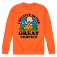 thumbnail image 1 of Peanuts - I Believe In The Great Pumpkin - Men's Crew Neck Fleece Pullover, 1 of 1