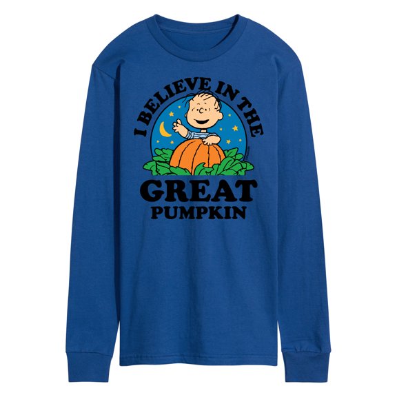 Peanuts - I Believe In The Great Pumpkin - Men's Long Sleeve T-Shirt