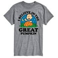 thumbnail image 1 of Peanuts - I Believe In The Great Pumpkin - Men's Short Sleeve Graphic T-Shirt, 1 of 5