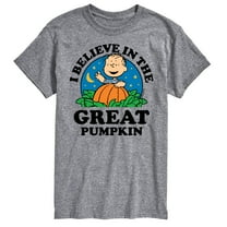 Peanuts - I Believe In The Great Pumpkin - Men's Short Sleeve Graphic T-Shirt