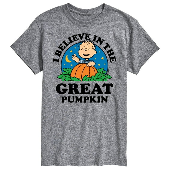 Peanuts - I Believe In The Great Pumpkin - Men's Short Sleeve Graphic T-Shirt