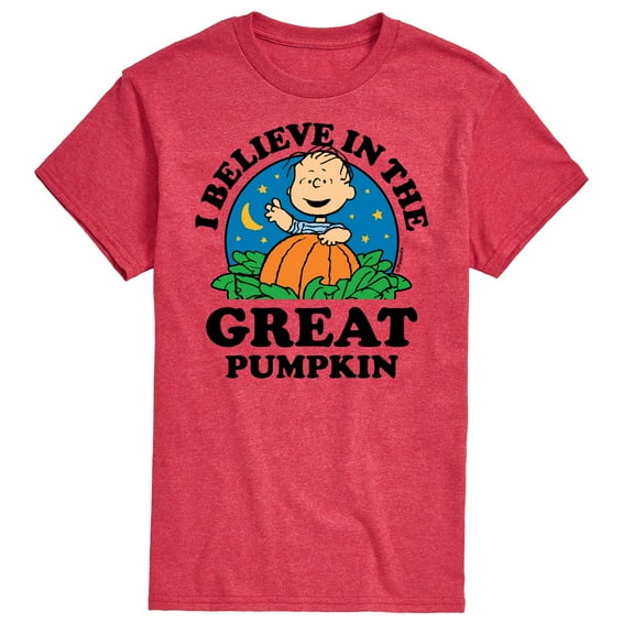 Peanuts - I Believe In The Great Pumpkin - Men's Short Sleeve Graphic T-Shirt