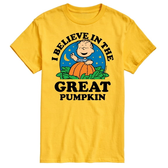 Peanuts - I Believe In The Great Pumpkin - Men's Short Sleeve Graphic T-Shirt