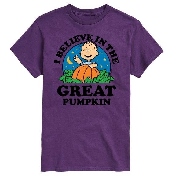 Peanuts - I Believe In The Great Pumpkin - Men's Short Sleeve Graphic T-Shirt