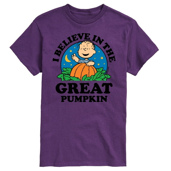 Peanuts - I Believe In The Great Pumpkin - Men's Short Sleeve Graphic T-Shirt