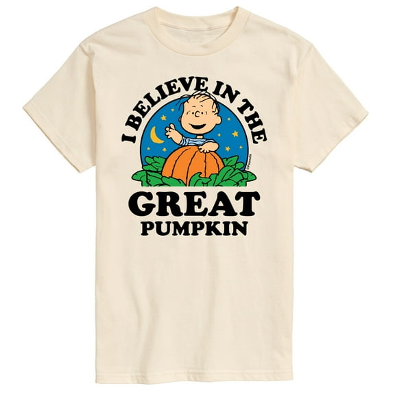 Peanuts - I Believe In The Great Pumpkin - Men's Short Sleeve Graphic T-Shirt
