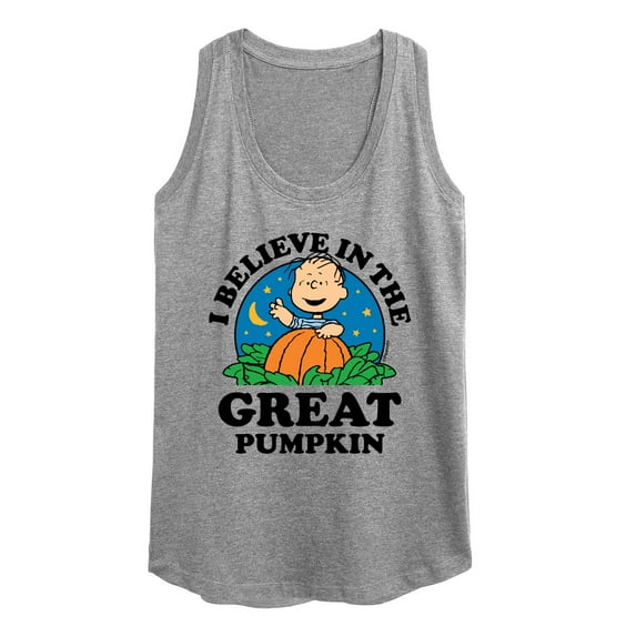 Peanuts - I Believe In The Great Pumpkin - Women's Racerback Tank Top