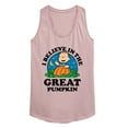 thumbnail image 1 of Peanuts - I Believe In The Great Pumpkin - Women's Racerback Tank Top, 1 of 6