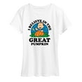 thumbnail image 1 of Peanuts - I Believe In The Great Pumpkin - Women's Short Sleeve Graphic T-Shirt, 1 of 6