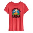 thumbnail image 1 of Peanuts - I Believe In The Great Pumpkin - Women's Short Sleeve Graphic T-Shirt, 1 of 6