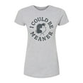 thumbnail image 1 of Peanuts - I Could Be Meaner Lucy - Juniors Fitted Graphic T-Shirt, 1 of 5