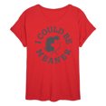 thumbnail image 1 of Peanuts - I Could Be Meaner Lucy - Women's Oversized Graphic T-Shirt, 1 of 5