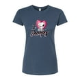 thumbnail image 1 of Peanuts - I Heart Snoopy - Juniors Fitted Graphic T-Shirt, 1 of 6