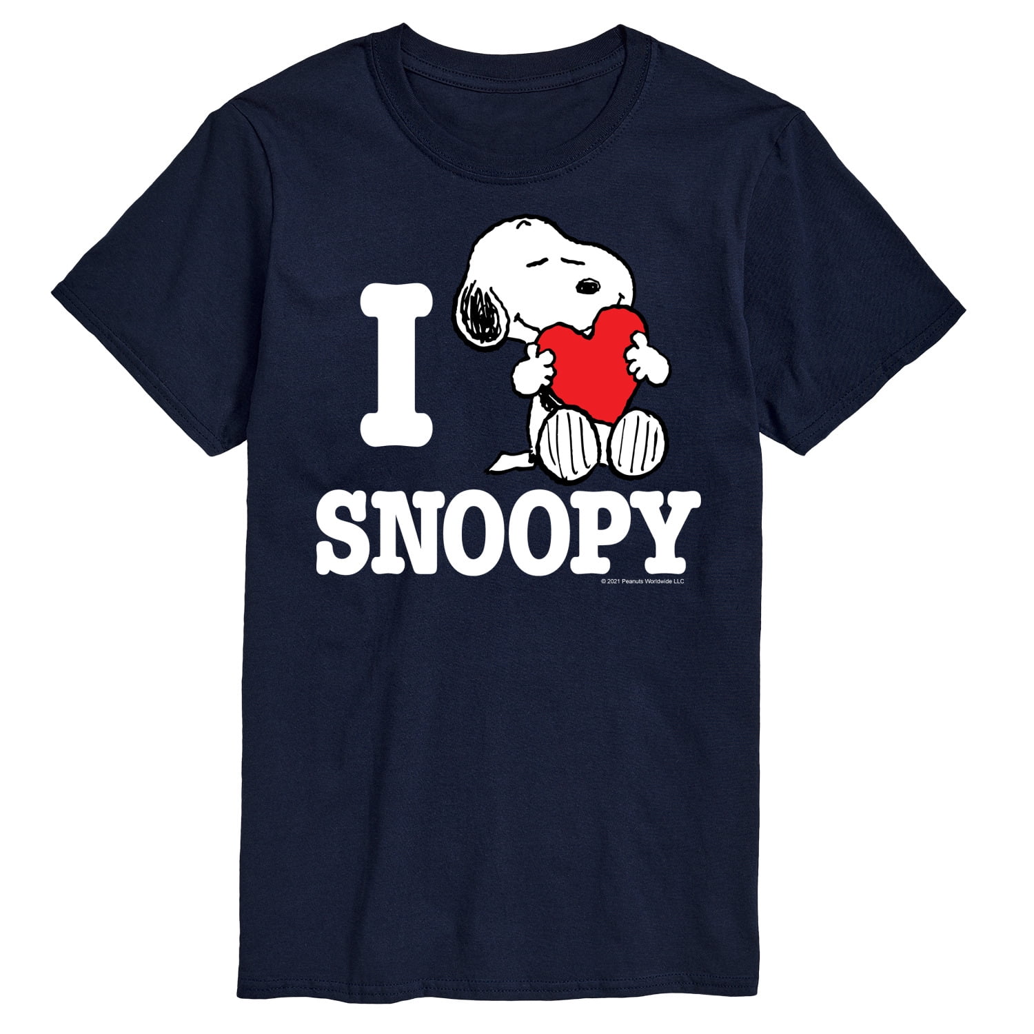 LICENSED CHARACTER Tシャツ 【 Peanuts Love Snoopy Tee 】 Blue-