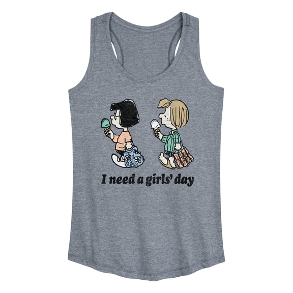 Peanuts - I Need A Girls Day - Women's Racerback Tank Top