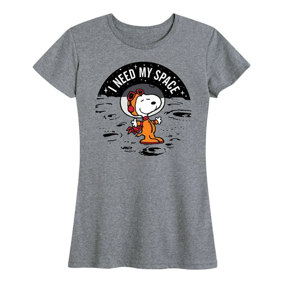 Peanuts - I Need My Space - Women's Short Sleeve Graphic T-Shirt