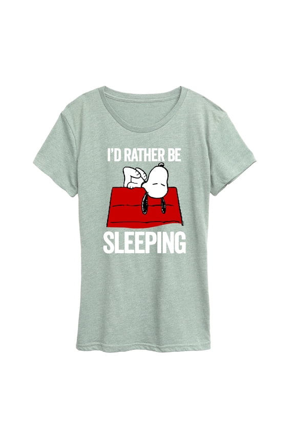 - I'd Rather Be Sleeping - Women's Short Sleeve Graphic T-Shirt