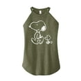 thumbnail image 1 of Peanuts - I'll Follow You - Snoopy & Woodstock - Juniors High Neck Tank Top, 1 of 5