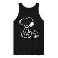 thumbnail image 1 of Peanuts - I'll Follow You - Snoopy & Woodstock - Men's Jersey Tank Top, 1 of 5