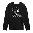 thumbnail image 1 of Peanuts - I'll Follow You - Snoopy & Woodstock - Toddler & Youth Long Sleeve Graphic T-Shirt, 1 of 5