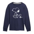 thumbnail image 1 of Peanuts - I'll Follow You - Snoopy & Woodstock - Toddler & Youth Long Sleeve Graphic T-Shirt, 1 of 5
