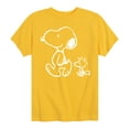 thumbnail image 1 of Peanuts - I'll Follow You - Snoopy & Woodstock - Toddler & Youth Short Sleeve Graphic T-Shirt, 1 of 5