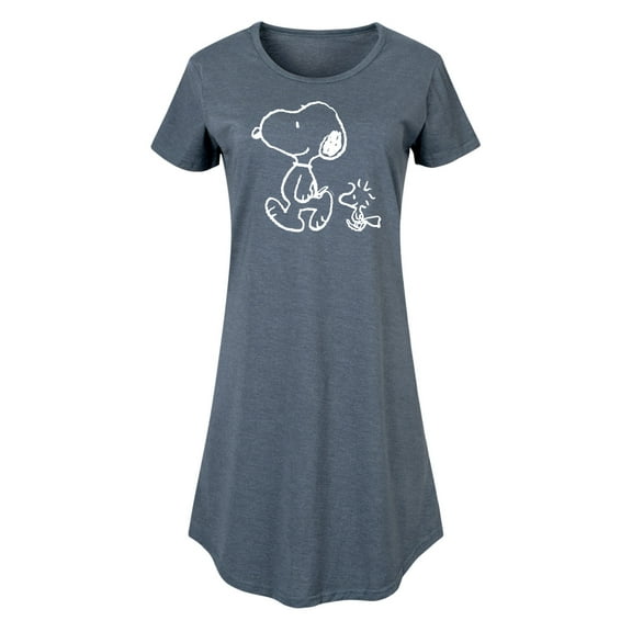Peanuts - I'll Follow You - Snoopy & Woodstock - Women's Any Way Dress