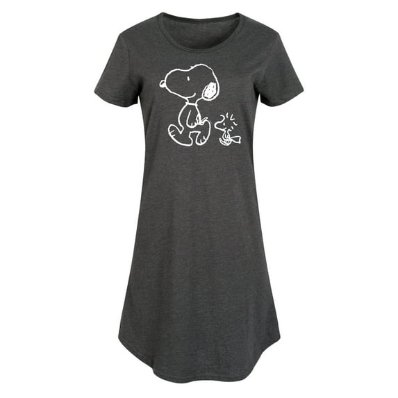 Peanuts - I'll Follow You - Snoopy & Woodstock - Women's Any Way Dress