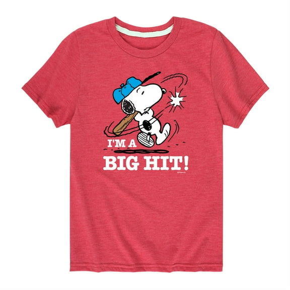 Peanuts - I'm A Big Hit - Toddler and Youth Short Sleeve T-Shirt