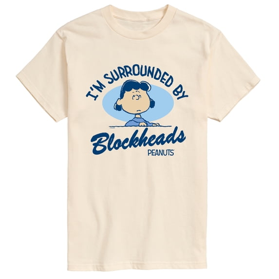Peanuts - I'm Surrounded By Blockheads - Men's Short Sleeve Graphic T-Shirt