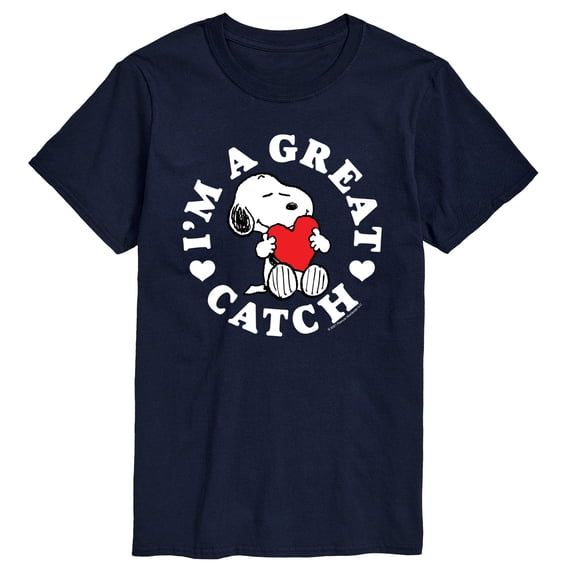 Peanuts - I'm a Great Catch - Men's Short Sleeve Graphic T-Shirt