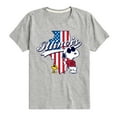 thumbnail image 1 of Peanuts - Illinois American Flag Snoopy And Woodstock - Toddler And Youth Short Sleeve Graphic T-Shirt, 1 of 6