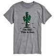 thumbnail image 1 of Peanuts - Im Fine Spike - Men's Short Sleeve Graphic T-Shirt, 1 of 5