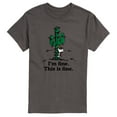 thumbnail image 1 of Peanuts - Im Fine Spike - Men's Short Sleeve Graphic T-Shirt, 1 of 5
